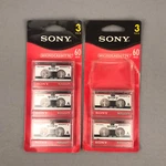 Sony Blank Audio Microcassette / MC-60 Minutes 5 Tapes. Fixed Price $8.99.