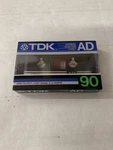 Tdk AD90 1985 Normal Position Type Blank Cassette Tape High Output (sealed). Fixed Price $20.49.