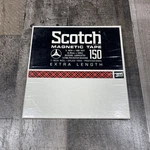 Sealed Scotch 3M Magnetic Tape 150 7 Inch Reel Recording Blank 1/4" X 1800 Ft. Fixed Price $19.99.