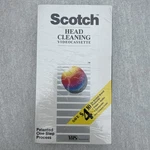 Scotch Vhs Head Cleaning Video Cassette New Sealed Old Stock Nos. Fixed Price $26.26.