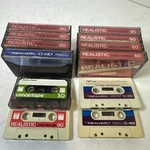 Radio Shack Realistic Cassette Lot 12 Used Vintage C-90S & 60S. Fixed Price $14.99.