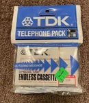 Tdk Telephone Pack For Answering Machines ECD-60LU2T New Sealed. Fixed Price $7.50.