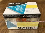 Sentry Sealed 5-PACK Of 60 Minute Blank Cassette Tapes. New Four Available.. Fixed Price $7.00.