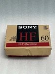 Lot Of 10 Sony C-60HF Single 60-MINUTE Type Audio Cassette Tape *new Sealed*. Fixed Price $33.15.