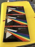 Lot Of 3 Sealed 60 Minute Normal Bias Audio Cassette Tapes Cvs. Fixed Price $15.95.