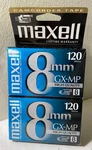 New Maxell Gx-mp 8MM Camcorder Videotape Pack 120 Minutes. Fixed Price $8.99.
