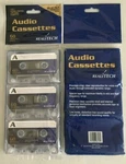 Lot Of - 60 Minute Audio Cassette Tapes Realitech Sealed New Blank Low Noise. Fixed Price $9.99.