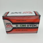 Vintage 1977 2-PACK Tdk D-C90 Low Noise, Normal Bias, High Output Cassette Tapes. Fixed Price $39.99.