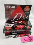 Tdk D60 1/TYPE Audio Cassette Tapes Lot Of 4 New Ieci Typei High Output. Fixed Price $14.99.