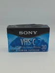 Sony Premium Grade Vhs-c 30 Minute Camcorder Video Cassette Tape. New Sealed. Fixed Price $7.95.