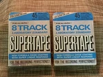 Realistic 8 Track Supertape Lab Standard 45 Minutes Lot Of 2 Factory Sealed. Fixed Price $14.99.