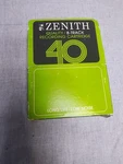 Zenith 40 Min 8 Track Blank Recording Cartridge Tape Long Life/low Noise Nip. Fixed Price $15.96.