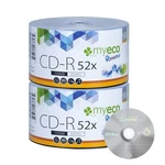 100 Pack Myeco Cd-r Cdr 52X 700MB 80MIN Economy Logo Blank Recordable Media Disc. Fixed Price $18.49.