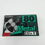 Sony Metal Cdix Iv 80 Minute Type Position Cassette Tape Japan. Fixed Price $26.95.