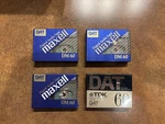 Maxell Dm 60 & Tdk Digital Audio Tape Blank New Sealed. Fixed Price $64.99.