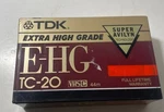 Tdk Ehg TC-20 Blank Tape Extra High Grade Camcorder Vhs-c Cassette New Sealed. Fixed Price $12.99.