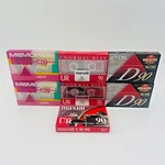 7X Audio Cassette Tapes Lot Memorex Dbs 60 Minute Maxell Tdk Blank New Sealed. Fixed Price $22.00.