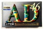 Tdk 46 Vintage Audio Cassette Blank Tape Sealed Made Japan Type V5. Fixed Price $10.99.