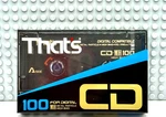That's Cd Mh 100 1990 Usa Type Ii Blank Cassette Tape (1) (sealed). Fixed Price $35.99.
