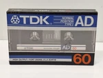Tdk Ad 60 1985 Japan Type I Blank Cassette Tape (1) (sealed). Fixed Price $24.99.