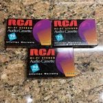 Rca Minute Blank Audio Cassette Tapes Hi-fi Stereo RC90 Lot Of 3 New Sealed. Fixed Price $9.99.