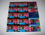 Lot Of (15) New Old Stock Blank Cassette Tapes, Sony, Rca, Memorex. Fixed Price $25.00.