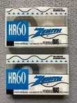 2 Sealed Zenith HR60 Normal Bias Blank Brand New Cassette Tapes. Fixed Price $6.95.