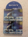 Pack Vintage Sony Cd-it Slide Case 120MINS High Bias Cassette Tape New Sealed. Fixed Price $12.98.