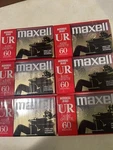 Maxell Ur 60 Cassette Audio Tape (pack Of 6). Fixed Price $15.00.