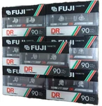Vtg Fuji Dr Type 90 Blank Audio Cassette Tape Of 7 New Sealed. Fixed Price $64.97.