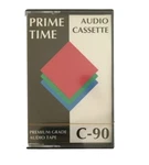 Prime Time C-90 Blank Audio Cassette Tape Sealed. Fixed Price $8.50.