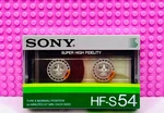 Sony Hf 54 1985 Japan Type I Blank Cassette Tape (1) (sealed). Fixed Price $26.09.