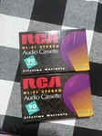 Rca Stereo Hi-fi Blank Audio Cassette Tapes 90 Minute Lot Of 2 Sealed. Fixed Price $6.50.