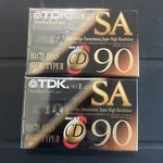 Tdk Sa 90 Iec Type Ii High Bias Cassette Tape Best For Cd New Sealed - 2 Pack. Fixed Price $15.00.