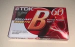 Tdk Type Brilliant Cassette Tape Normal Position Sealed. Fixed Price $6.99.