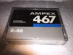 Vintage Ampex 467 R-46 R46 Certified Mastering Audio Tape Cassette New. Fixed Price $19.99.