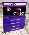 Prism CX-120 Professional Audio Cassettes New Sealed Old Stock Lot 5 Tapes. Fixed Price $18.00.