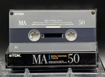 (used) Tdk Ma 50 Blank Audio Cassette Tape Type Iv Metal Position Japan 1990. Fixed Price $17.99.