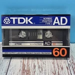 Tdk Ad 60 1985 Japan Type I Blank Cassette Tape (1) (sealed). Fixed Price $22.30.