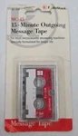 Radioshack Minute Outgoing Message Tape MC-15 Microcassette 43-409 Sealed. Fixed Price $14.99.