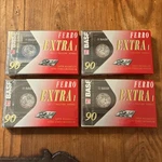 Basf Ferro Extra 90 Minute Cassette Tape Brand New Lot Of 4. Fixed Price $19.99.