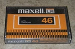 1970S Gently Used Maxell LN46 70M Blank Cassette Tape Estate Sale Find Vtg. Fixed Price $9.99.