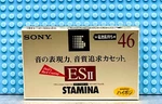 Sony Es Ii Stamina 46 1995 Type Blank Cassette Tape (1) (sealed). Fixed Price $29.69.
