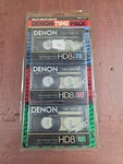 Denon Time Pack 3 Cassette HD8/75 HD8/90 HD8/100 Sealed Tower Record. Fixed Price $89.00.