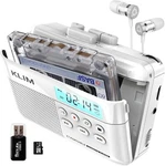 Klim K7 Portable Cassette Tape Player + Digital MP3 Converter, Headphones, White. Fixed Price $27.95.