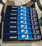 Lot Of 8 Maxell T-30 P/i Plus New Blank Vhs Video Tapes. Fixed Price $39.95.