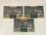 Lot Of 3 Brand New Maxell Xl Ii 100 Cassette Tapes Unopened. Fixed Price $30.00.