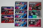 Lot 8 New Sealed Blank Cassette Tapes Tdk Cd Power D60 Maxell Ur Basf Mixed. Fixed Price $20.99.