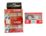 Tdk D90 Blank Cassette Tape Lot Of 4 Pack Superior Minutes + Maxwell Ur 120. Fixed Price $7.99.