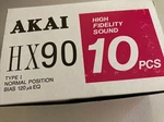 10 Akai HX-90 Cassette Tapes Made In Japan. Fixed Price $199.95.